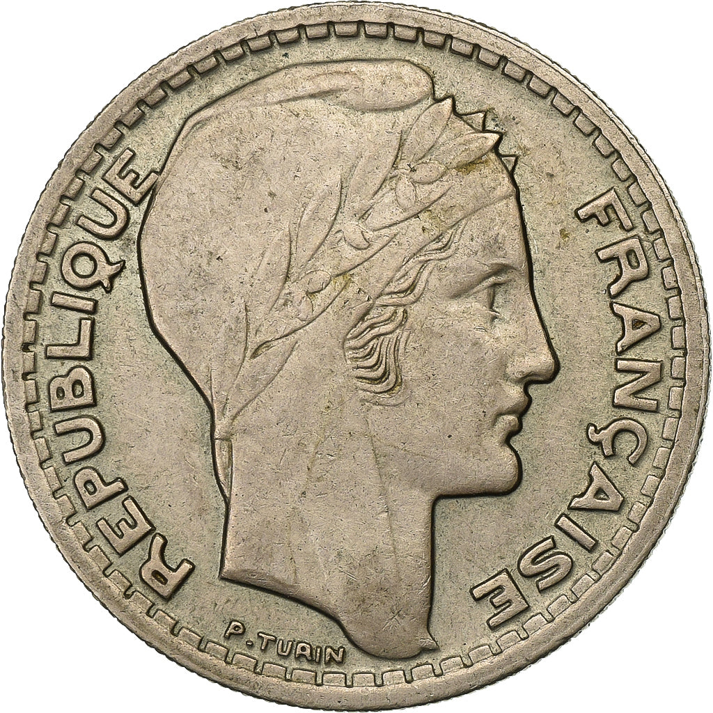 France, 10 Francs, Turin, 1946, Beaumont - Le Roger, Cupro-nickel, TTB