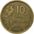 Frankreich, 10 Francs, Guiraud, 1950, Paris, Aluminum-Bronze, SS, Gadoury:812