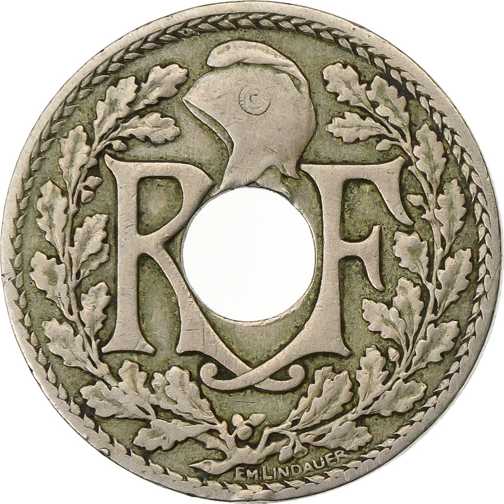 Frankreich, 10 Centimes, Lindauer, 1917, Paris, Kupfer-Nickel, SS, Gadoury:286