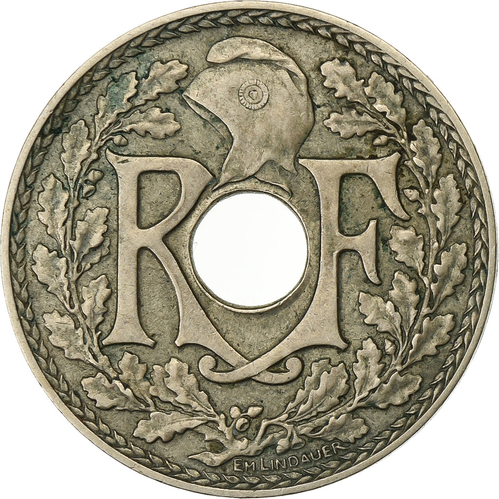 France, 10 Centimes, Lindauer, .1939., Paris, Nickel-Bronze, EF(40-45)