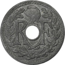 France, 20 Centimes, Lindauer, 1945, Paris, Zinc, EF(40-45), Gadoury:324