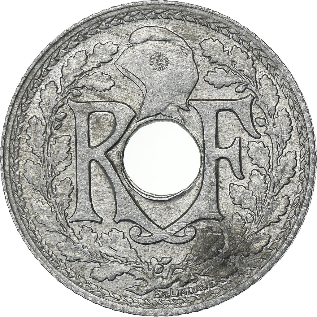 France, 10 Centimes, Lindauer, 1941, Paris, Zinc, EF(40-45), Gadoury:288a