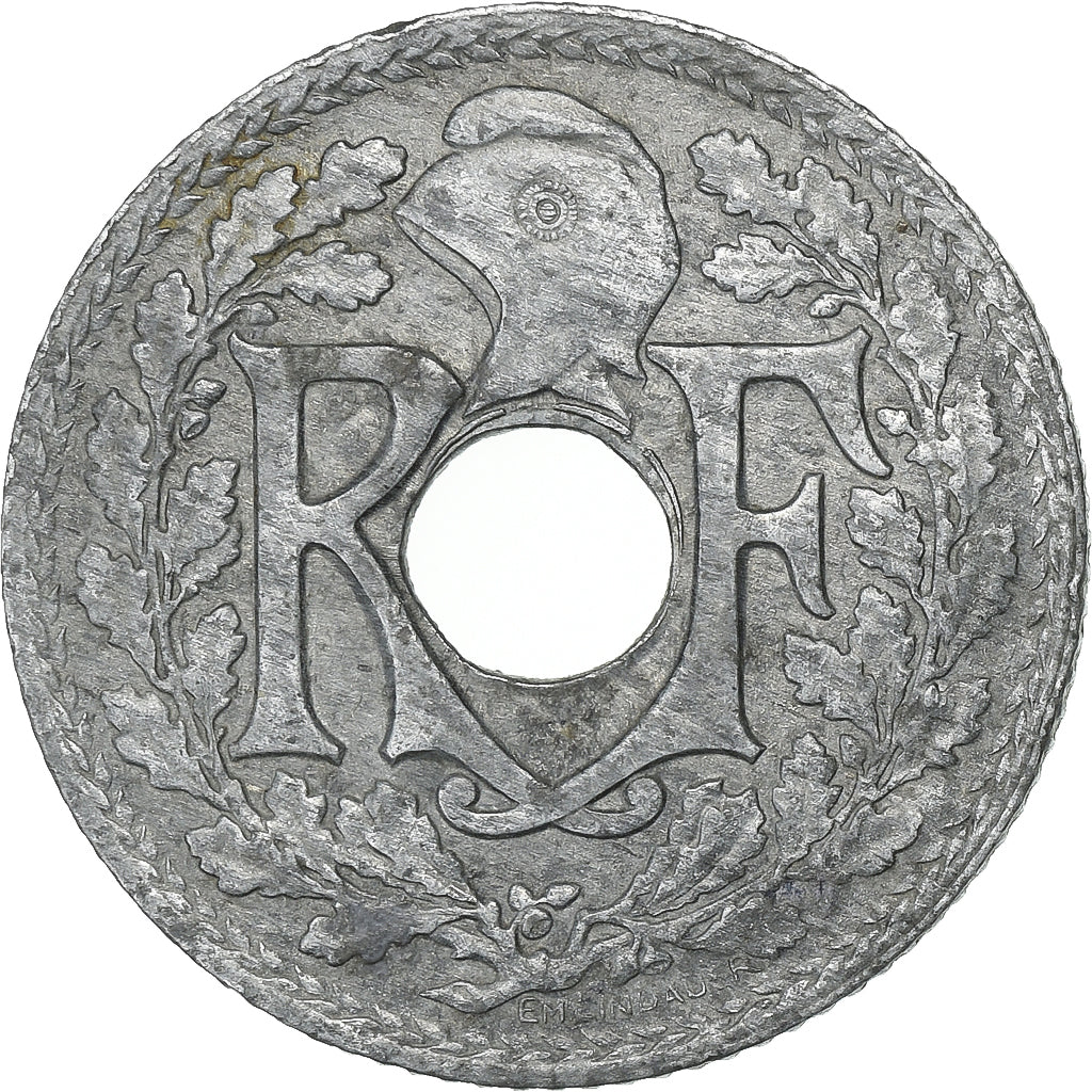 Frankrijk, 10 Centimes, Lindauer, 1941, Paris, Zinc, ZF, Gadoury:288c, KM:897