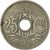 France, 25 Centimes, Lindauer, .1939., Paris, Nickel-Bronze, TTB, Gadoury:381
