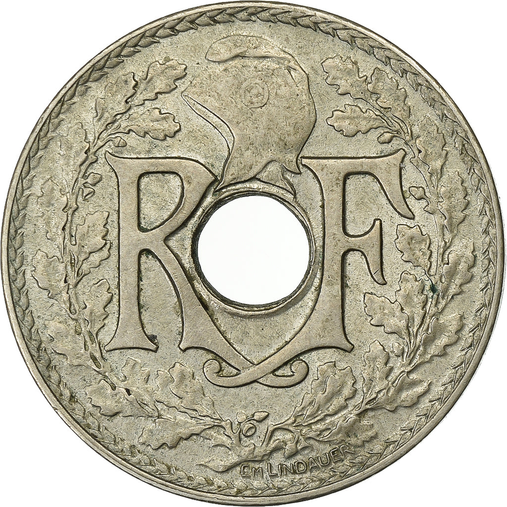 Francia, 25 Centimes, Lindauer, .1938., Paris, Níquel - bronce, MBC