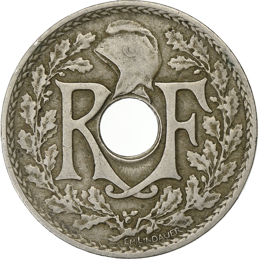 Frankreich, 25 Centimes, Lindauer, 1923, Paris, Kupfer-Nickel, SS, Gadoury:380