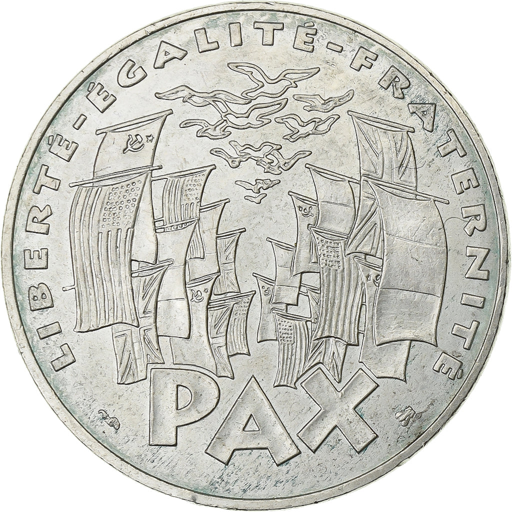 France, 100 Francs, 8 mai 1945, 1995, Silver, AU(55-58), Gadoury:952, KM:1116.1