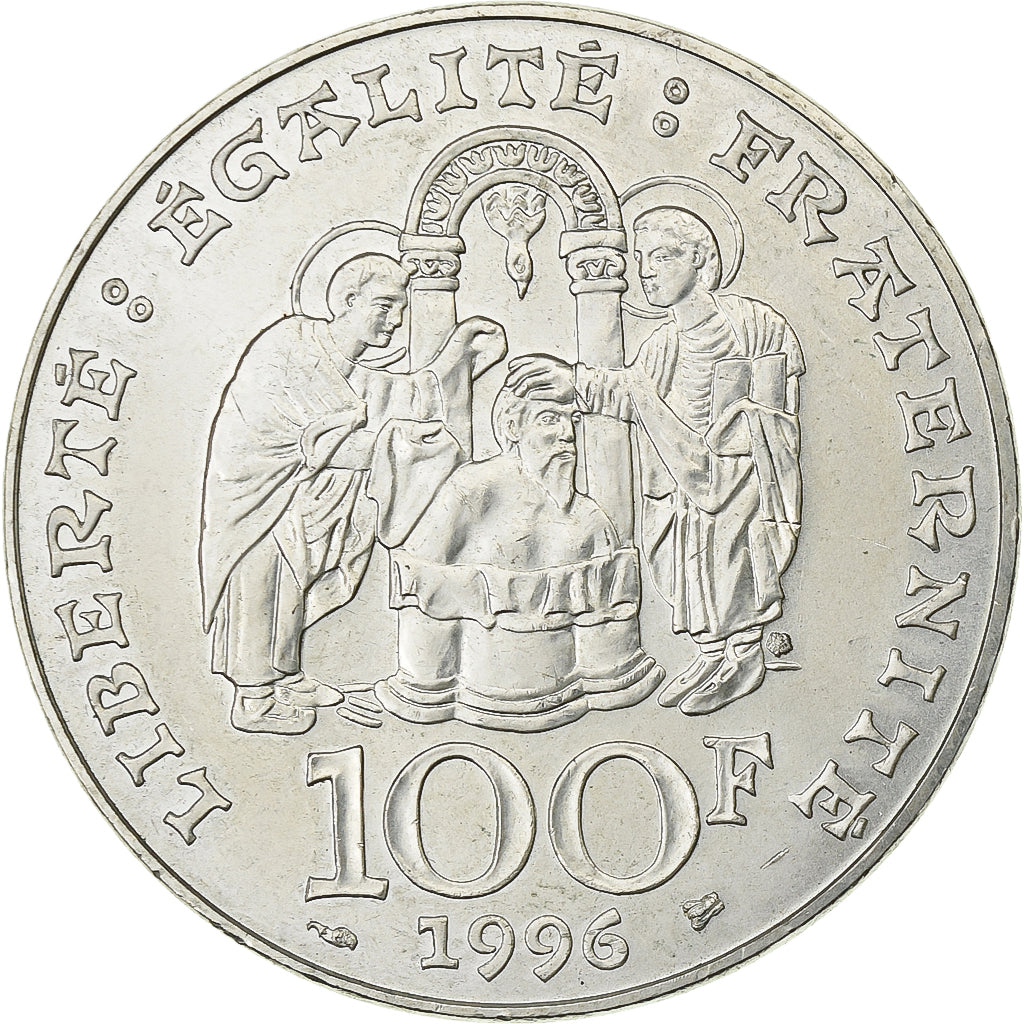 France, 100 Francs, Clovis, 1996, Paris, Argent, SUP, Gadoury:953, KM:1180