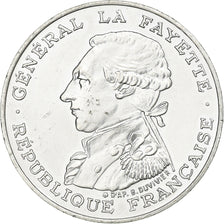 France, 100 Francs, Lafayette, 1987, Paris, Silver, AU(55-58), Gadoury:902