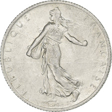 France, 2 Francs, Semeuse, 1914, Castelsarrasin, Silver, AU(50-53), Gadoury:532