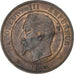 Frankreich, Napoleon III, 10 Centimes, 1856, Lille, Bronze, SS+, Gadoury:248