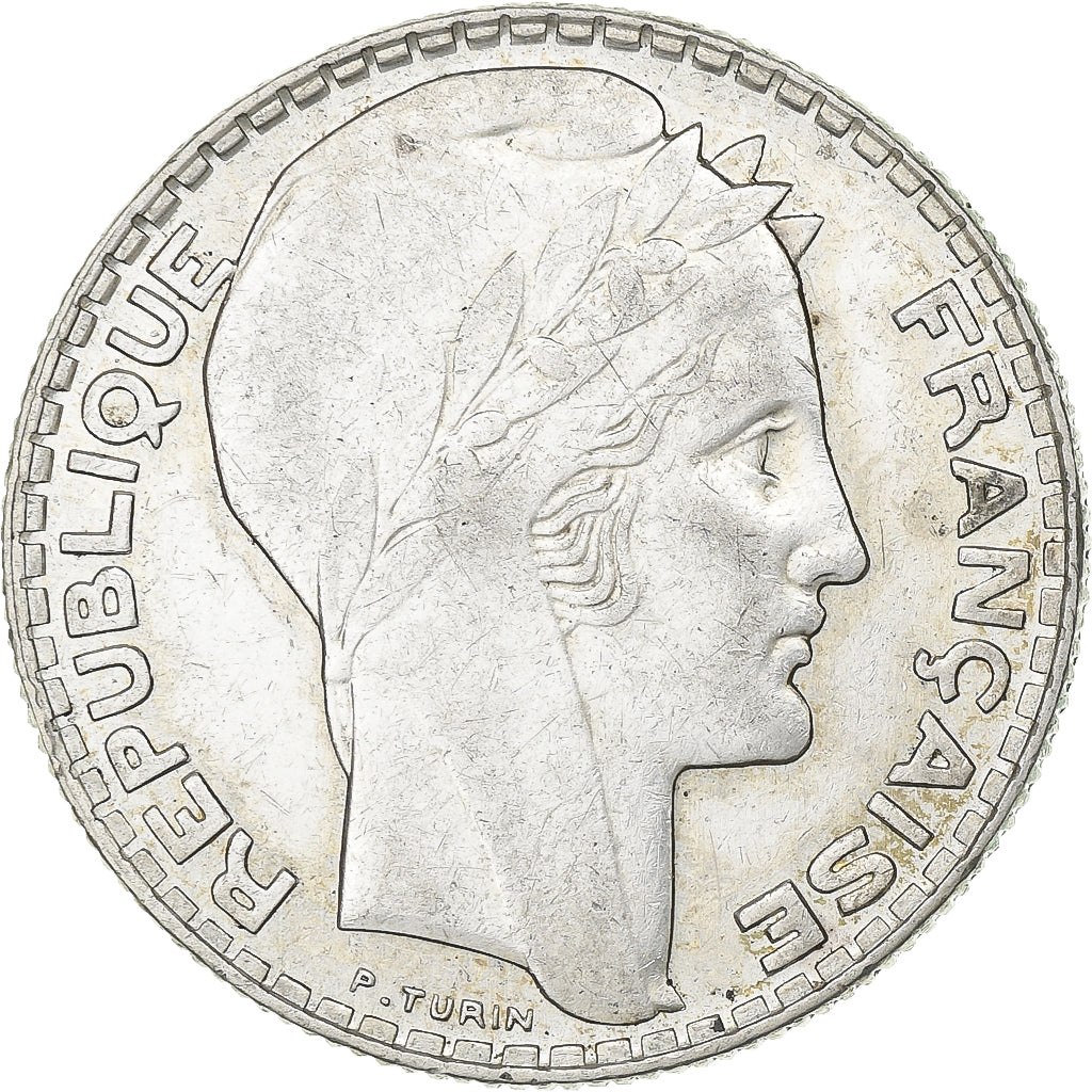 Frankreich, 10 Francs, Turin, 1934, Paris, Silber, VZ, Gadoury:801, KM:878