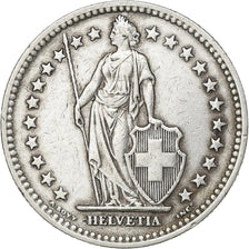 Switzerland, 2 Francs, 1944, Bern, Silver, AU(50-53), KM:21
