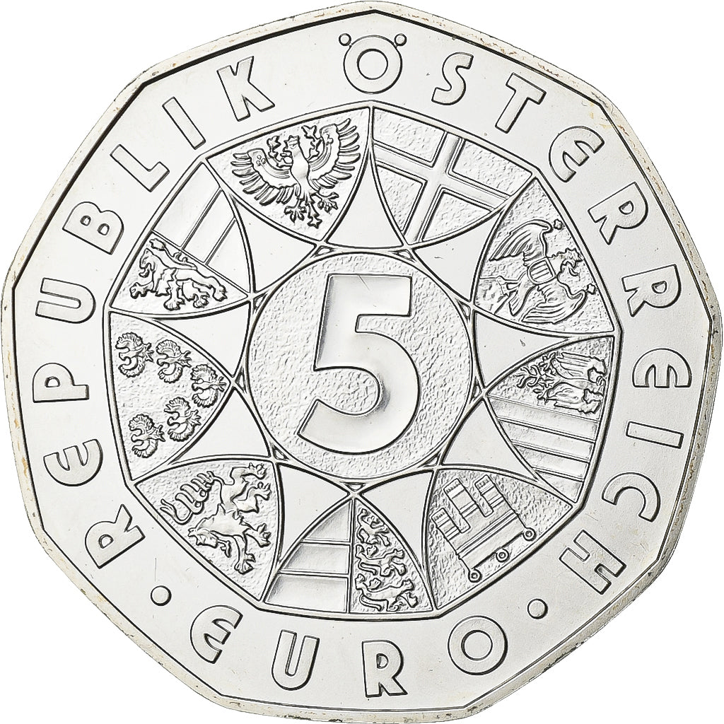 Österreich, 5 Euro, 2010, Vienna, Silber, STGL, KM:3192