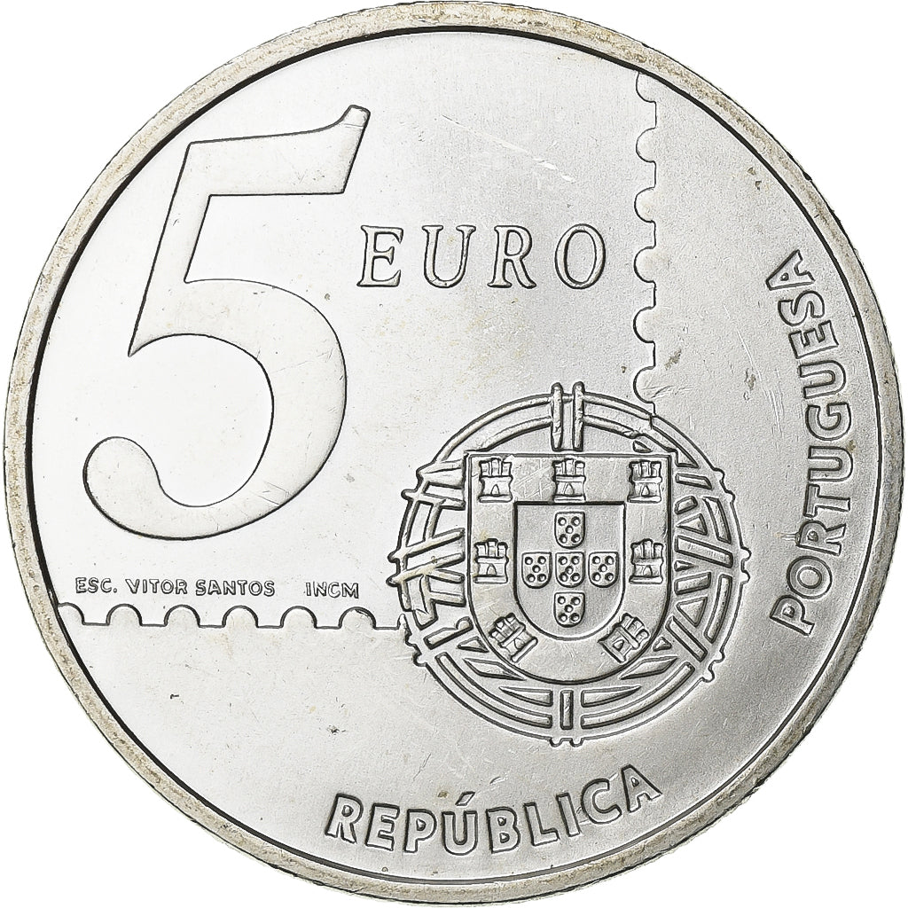 Portugal, 5 Euro, 2003, Lisbon, Plata, FDC, KM:749