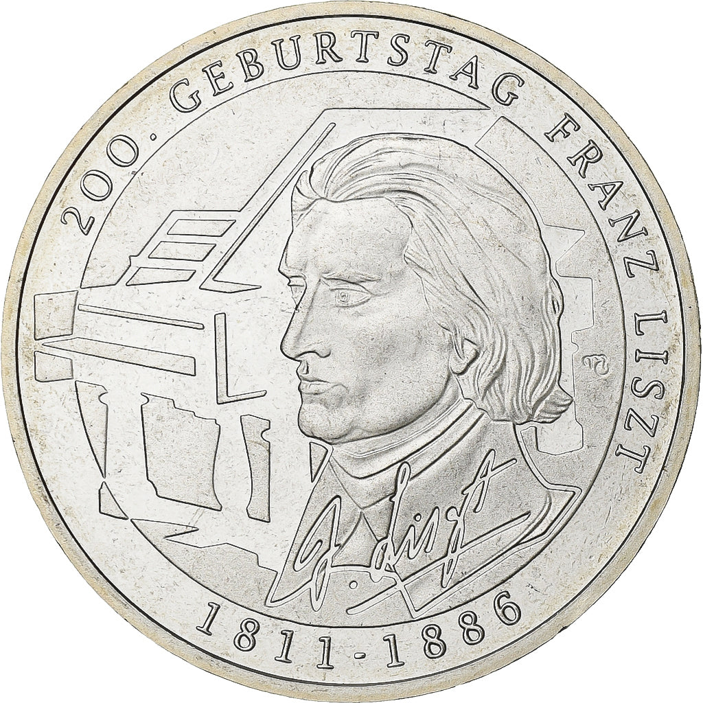 Duitsland, 10 Euro, Proof, 2011, Karlsruhe, Zilver, FDC, KM:295