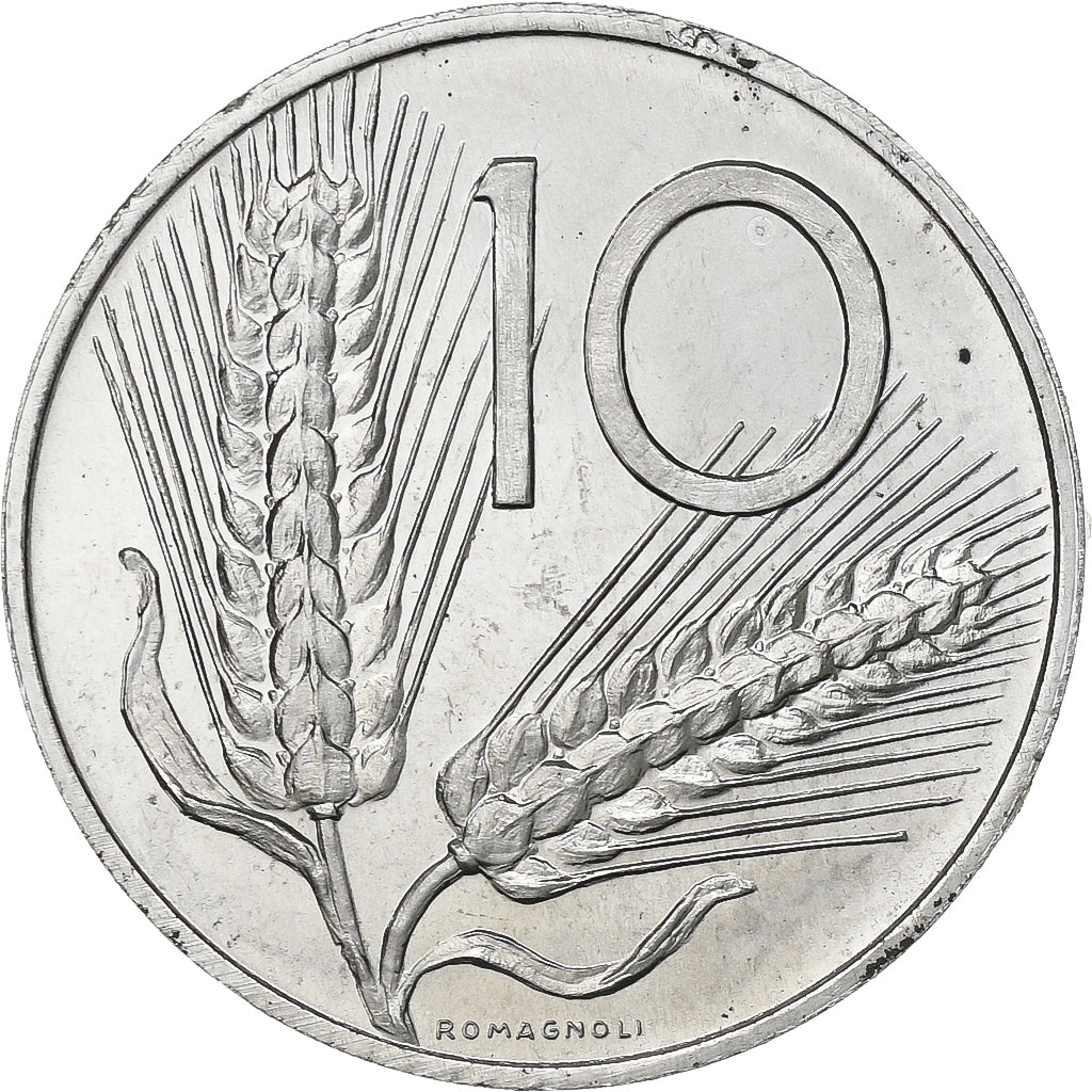 Italien, 10 Lire, 1970, Rome, Aluminium, VZ+, KM:93