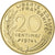 France, 20 Centimes, Marianne, 1974, Paris, Chouette, Aluminum-Bronze