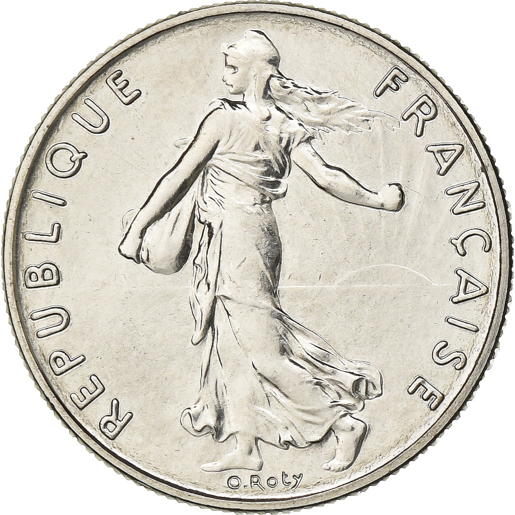 France, 1/2 Franc, Semeuse, 1980, Paris, Nickel, FDC, Gadoury:429, KM:931.1