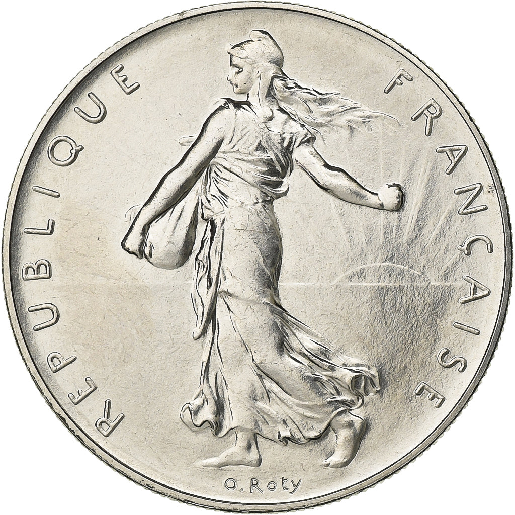 Frankrijk, Franc, Semeuse, 1980, Paris, Nickel, FDC, Gadoury:474, KM:925.1