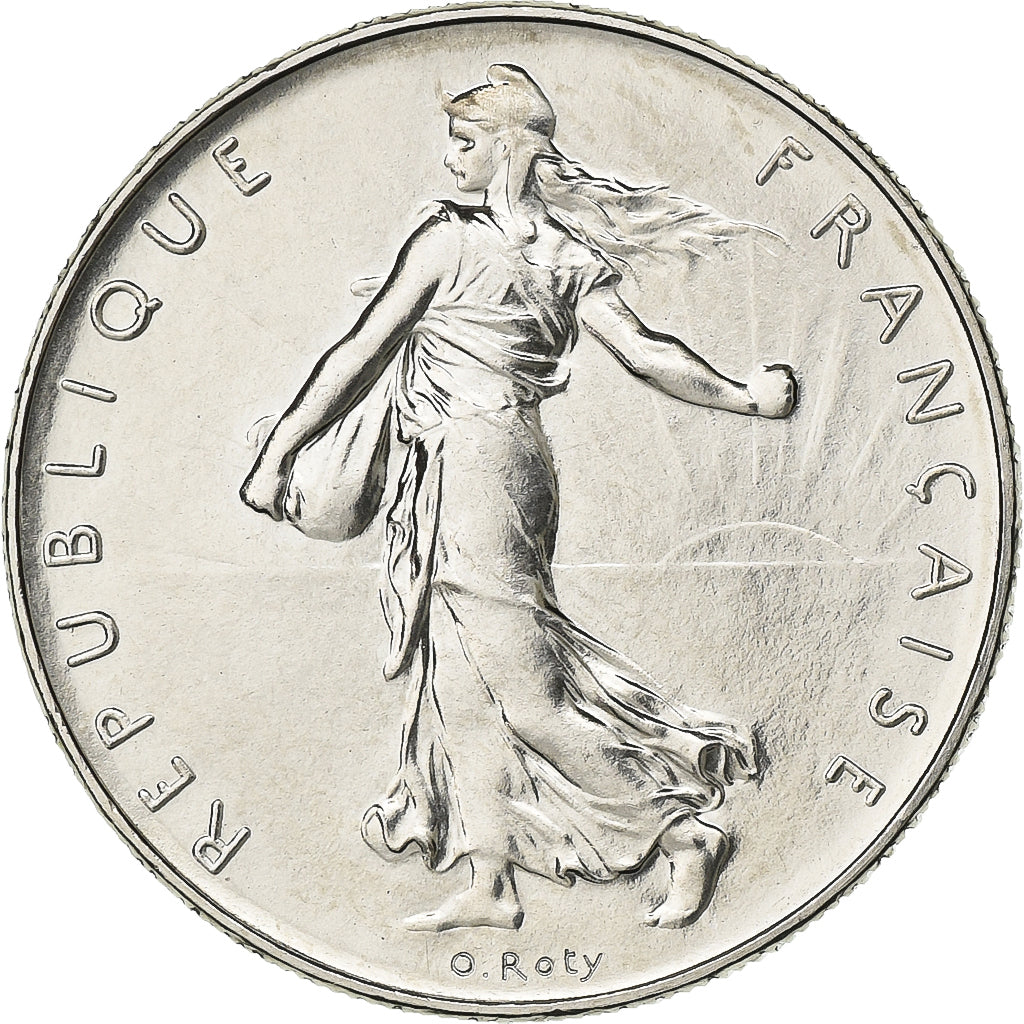 Frankrijk, Franc, Semeuse, 1974, Paris, Chouette, Nickel, FDC, Gadoury:474