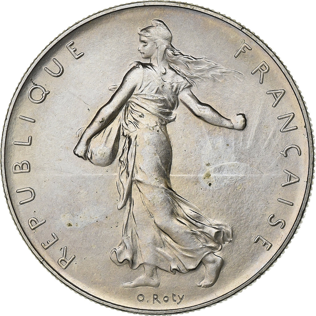 França, Franc, Semeuse, 1973, Paris, Coruja, Níquel, MS(65-70), Gadoury:474