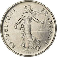 France, 5 Francs, Semeuse, 1973, Paris, Chouette, Nickel Clad Copper-Nickel