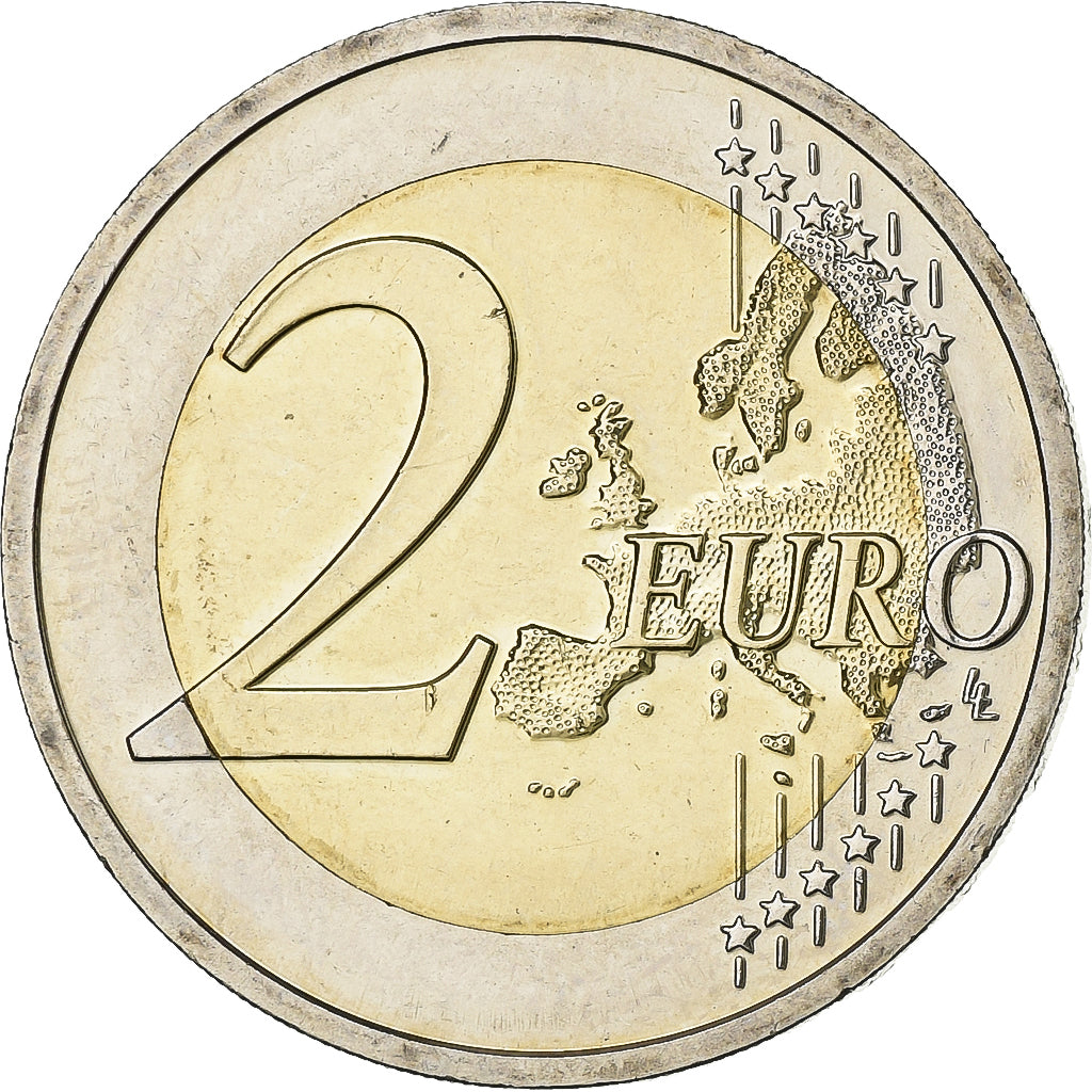 Slovakia, 2 Euro, University Istropolitana, FDC.colorisée., 2017, Bimetallic