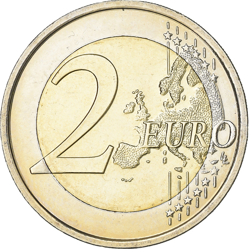 Belgium, 2 Euro, 200 Ans - Université de Liège, 2017, Brussels, Bi-Metallic