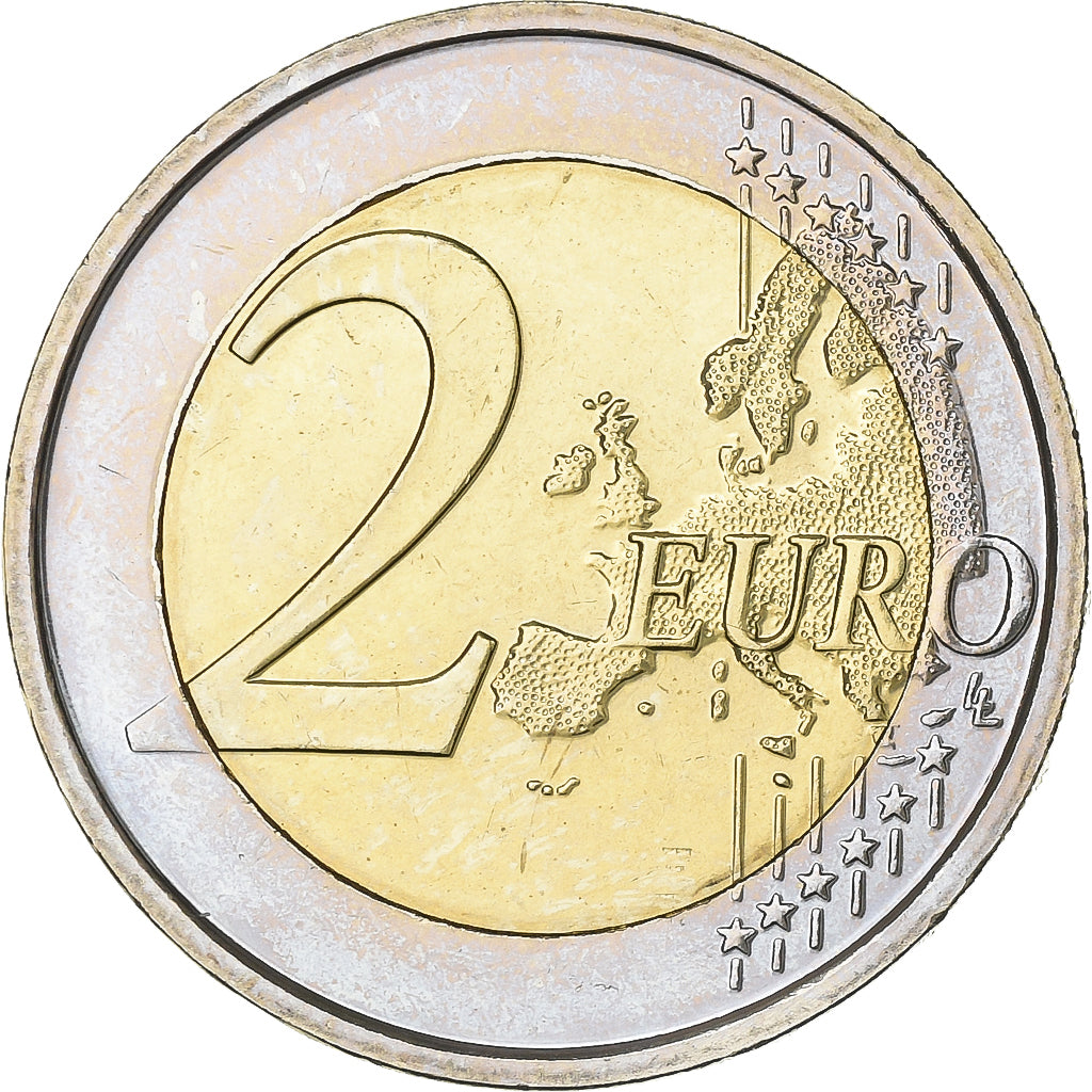 Belgium, 2 Euro, 150 ans de la Croix Rouge, 2014, Brussels, Bi-Metallic