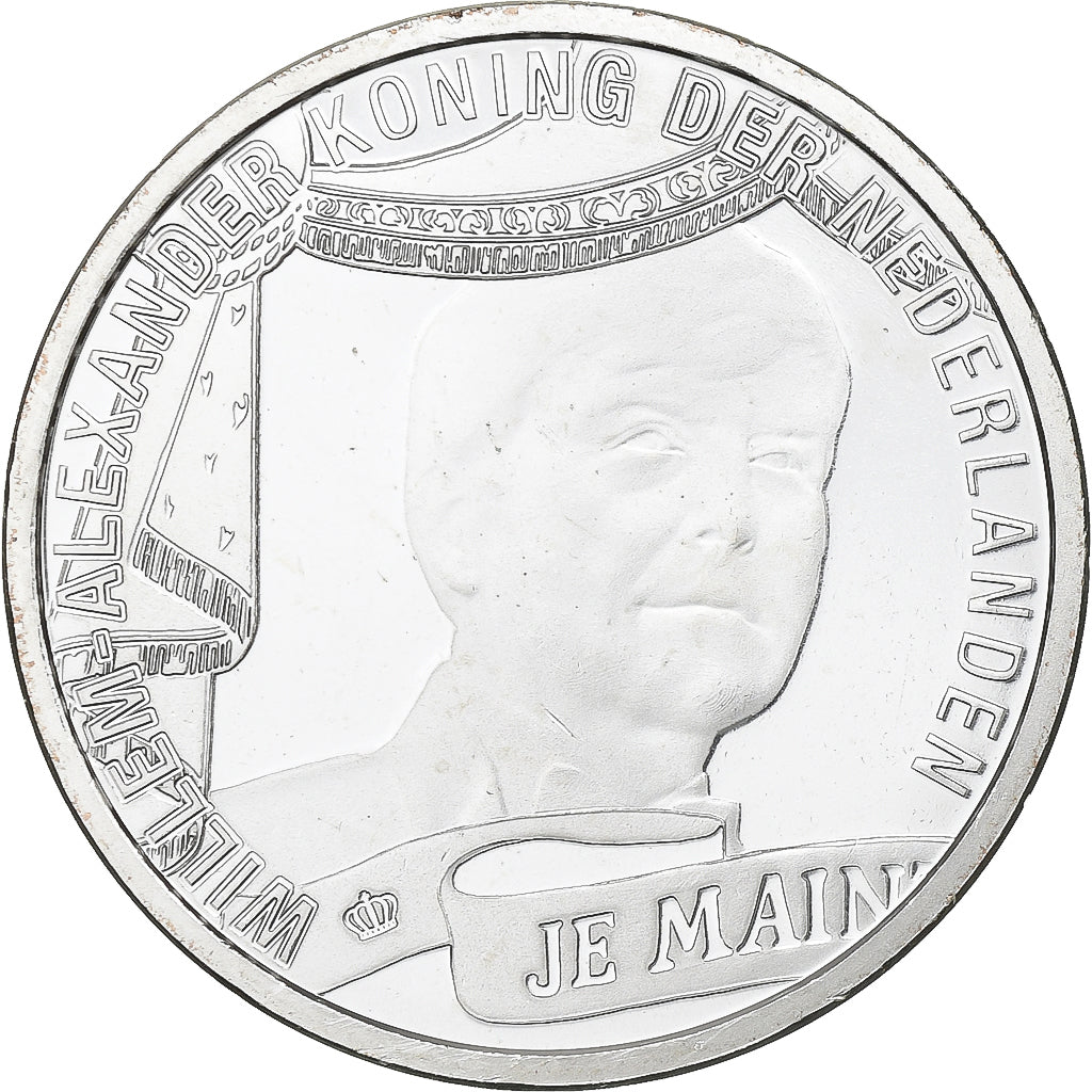 Paesi Bassi, Willem-Alexander, 10 Euro, FS, 2013, Argento, FDC