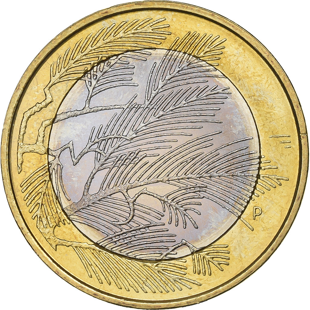 Finland, 5 Euro, 2014, Vantaa, Bi-Metallic, MS(65-70)