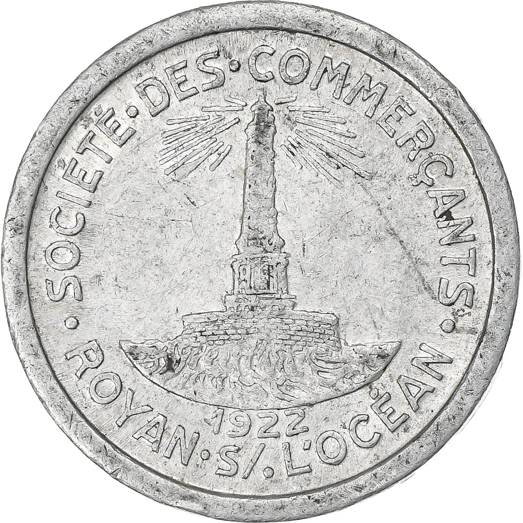 França, Société des commerçants de Royon sur l'océan, 5 Centimes, 1922