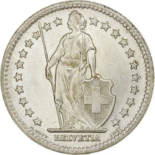 Switzerland, 2 Francs, 1953, Bern, Silver, AU(55-58), KM:21