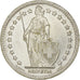 Switzerland, 2 Francs, 1953, Bern, Silver, AU(55-58), KM:21