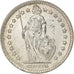 Switzerland, 2 Francs, 1964, Bern, Silver, AU(55-58), KM:21