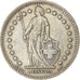 Switzerland, 2 Francs, 1940, Bern, Silver, AU(50-53), KM:21