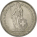 Schweiz, 2 Francs, 1991, Bern, Kupfer-Nickel, VZ, KM:21a.3