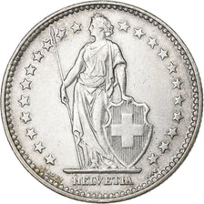 Switzerland, 2 Francs, 1921, Bern, Silver, AU(50-53), KM:21