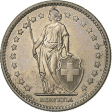 Switzerland, 2 Francs, 1976, Bern, Copper-nickel, AU(50-53), KM:21a.1