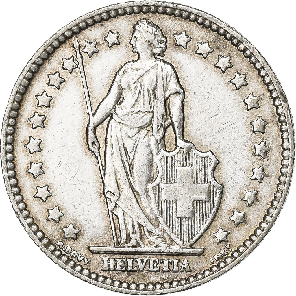 Switzerland, Franc, 1940, Bern, Silver, AU(50-53), KM:24