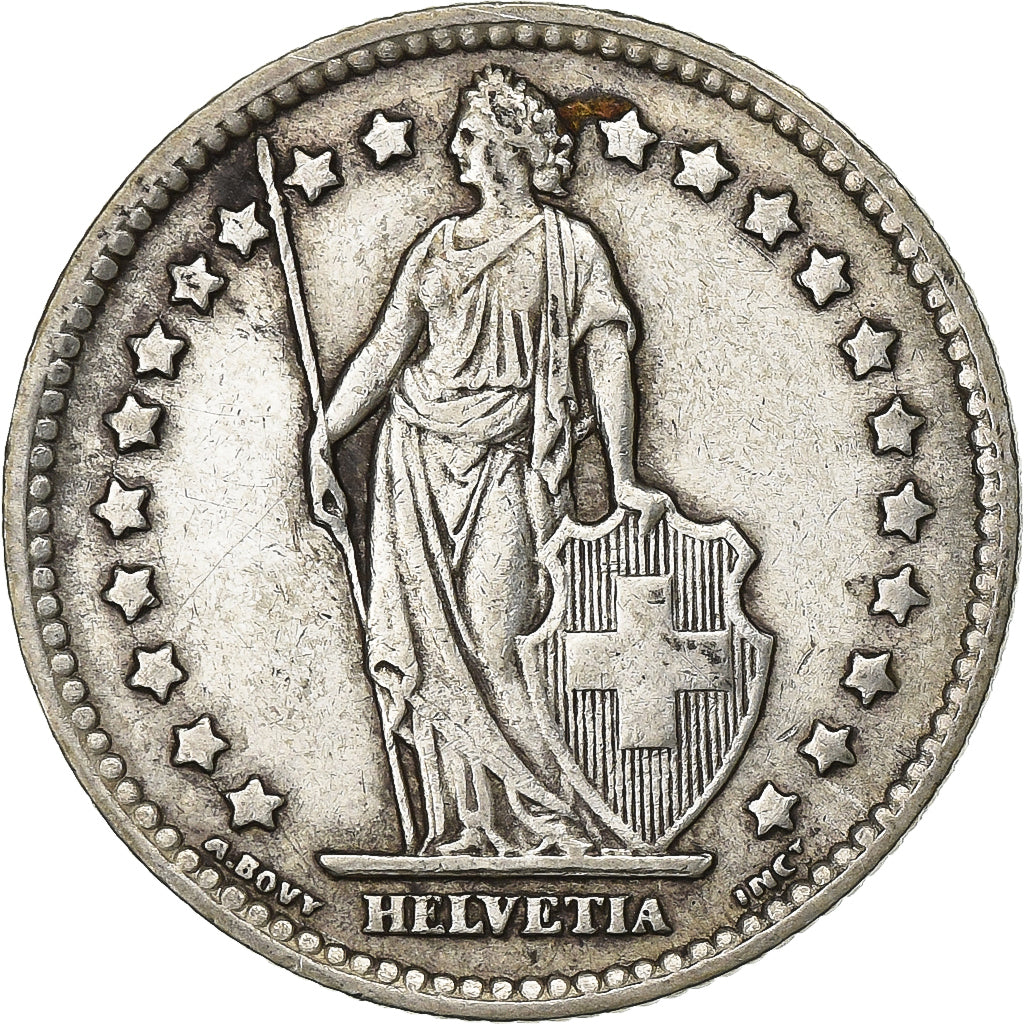 Switzerland, Franc, 1931, Bern, Silver, EF(40-45), KM:24