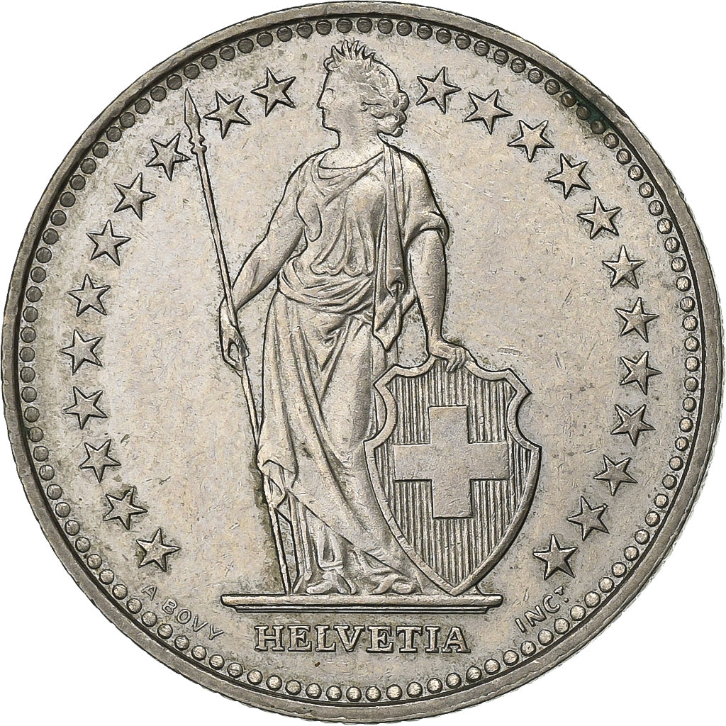 Switzerland, Franc, 1994, Bern, Copper-nickel, AU(55-58), KM:24a.3