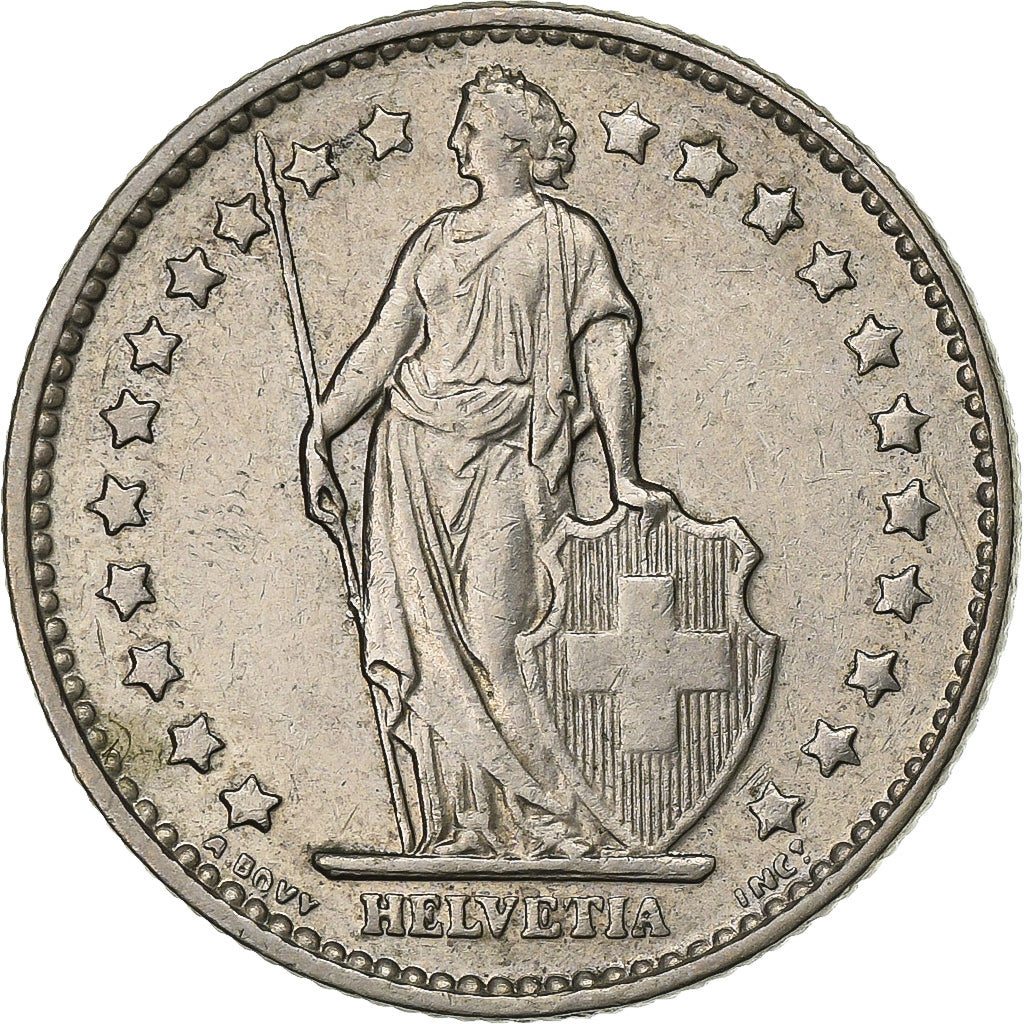 Schweiz, Franc, 1978, Bern, Kupfer-Nickel, SS+, KM:24a.1