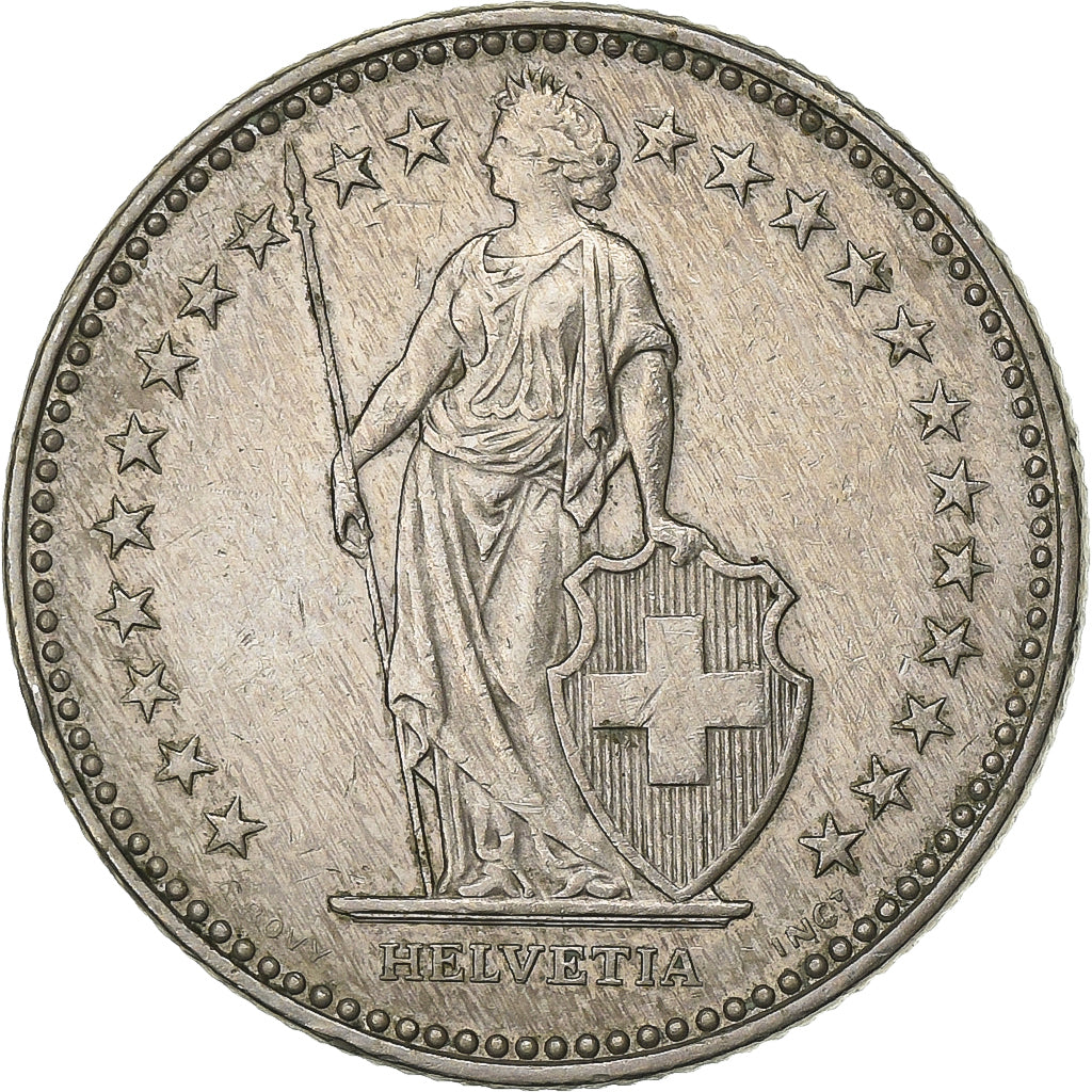 Schweiz, Franc, 1985, Bern, Kupfer-Nickel, SS+, KM:24a.3