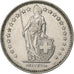 Switzerland, Franc, 1987, Bern, Copper-nickel, AU(55-58), KM:24a.3
