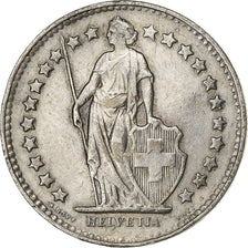 Switzerland, 1/2 Franc, 1945, Bern, Silver, AU(50-53), KM:23