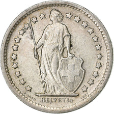 Switzerland, 1/2 Franc, 1967, Bern, Silver, AU(55-58), KM:23