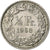 Svizzera, 1/2 Franc, 1968, Bern, Rame-nichel, BB+, KM:23a.1