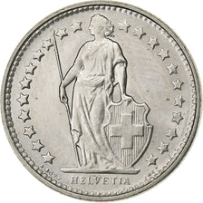 Switzerland, 1/2 Franc, 1975, Bern, Copper-nickel, AU(55-58), KM:23a.1